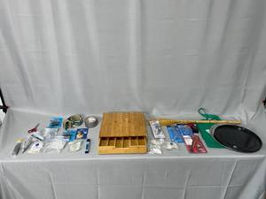 Wooden Storage Drawer, In the Bag Hardware (Hooks), Craftsman LED Work Light, LED Indoor Flood Lights, ETC