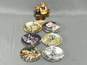 1998 Royal Worcester Flower Fairies Mini Plates Set of 6 & VTG Hummel Goebel Collectible Figurine To Market 4