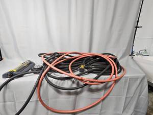 Two Hoses w Lawn Sprinklers