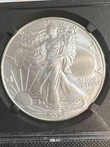 2024 AMERICAN SILVER EAGLE NGC MS70 DONALD TRUMP EDITION