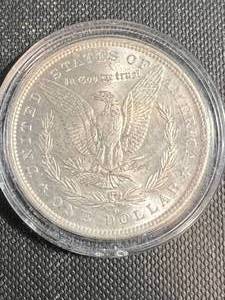 1884-O US MORGAN SILVER DOLLAR IN AIRTITE