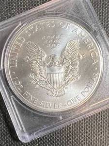 2015 AMERICAN SILVER EAGLE 1 TROY OZ .999 FINE SILVER IN CASE