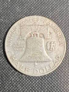 1958 US FRANKLIN HALF DOLLAR
