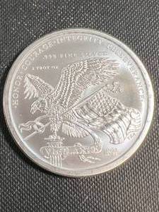 2 TROY OZ .999 FINE SILVER DONALD TRUMP ROUND