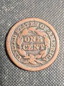 1847 US BRAIDED HAIR LARGE CENT