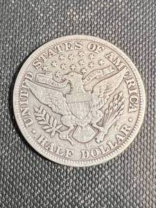 1909-S US BARBER HALF DOLLAR