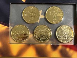 1999 US QUARTER 24K GOLD COLLECTION