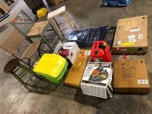 lot 9 image: Lot of Assorted Furniture and General Merchandise Various Models and Conditions  Customer Returns See Pictures