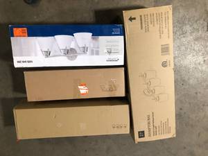lot 29 image: Lot of Assorted Lighting  Various Models and Conditions  Customer Returns See Pictures