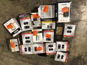 lot 41 image: Lot of Assorted Door Handles and Locks Various Models and Conditions   Customer Returns See Pictures