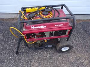 lot 1 image: Homelite 6000w Generator