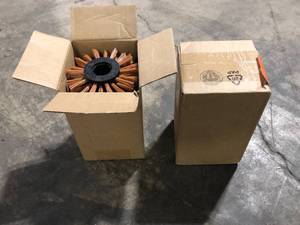lot 42 image: Lot of 2 RYOBI Patio Cleaner Scouring Brush for outdoor Patio Sweeper      Customer Returns See Pictures