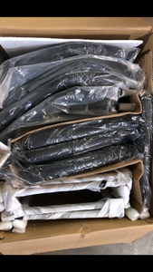 lot 42 image: 4 Pieces of Black Dining Chairs Customer Returns See Pictures