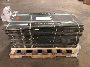 lot 3 image: Pallet of Home Decorators Collection Carrara 24 in. x 48 in. Polished Porcelain Floor and Wall Tile (16 sq. ft.Case) Customer Returns See Pictures