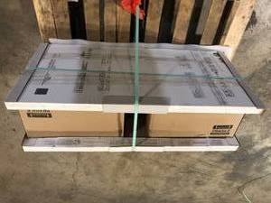 lot 4 image: 4 Boxes of Ivy Hill Tile Luxury Ribbed Oak 23.62 in. x 47.24 in. Matte Porcelain Wall Tile (15.49 sq. ft.Case) Customer Returns See Pictures