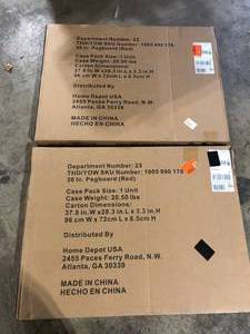 lot 8 image: Lot of 2 Husky 2-Pack Steel Pegboard Set in Red (36 in. W x 26 in. H) for Ready-to-Assemble Steel Garage Storage System  Customer Returns See Pictures