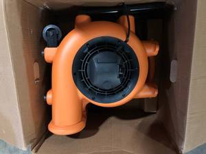 lot 15 image: RIDGID 1625 CFM 3-Speed Portable Blower Fan Air Mover with Collapsible Handle and Rear Wheels for Water Damage Restoration  Customer Returns See Pictures