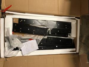 lot 21 image: VECELO Drafting Table with Wheels, 23.6 in. Rectangle Brown Wood Desk Drawing Table Tiltable Writing Desk with Pencil Ledge Customer Returns See Pictures