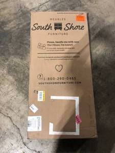 lot 31 image: FUFU&GAGA 22.4 in. W x 29.3 in. H 16-Pair Gray Wood 2-Drawer Shoe Storage Cabinet with Foldable Compartments   Customer Returns See Pictures