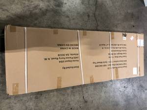 lot 39 image: Husky 72 in. Solid Wood Work Surface for Ready-to-Assemble 6-ft. adjustable height workbench Customer Returns See Pictures