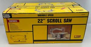 lot 1 image: Tool Shop Brand 22 Scroll Saw (NIB)