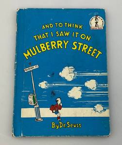 lot 25 image: 1964 (Banned) Dr, Suess Book And To Think I Saw It On Mulberry Street