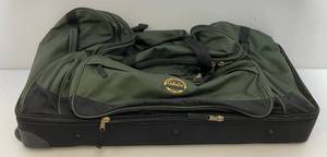 lot 47 image: Large Cabelas Soft Side Travel Bag On Wheels 18 x 37