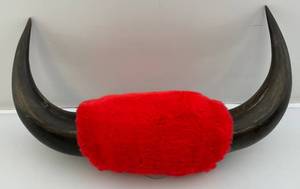 lot 55 image: Vintage Bull Horns (Perfect For Front Grill On Most Vehicles)