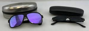 lot 62 image: Misc. Songhlasses With Cases Including Hawkers Polarized