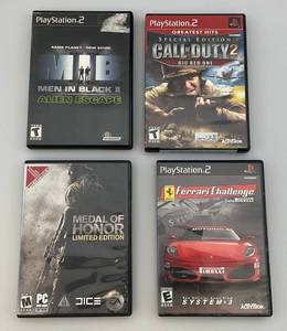 lot 93 image: Vintage Playstation II Video Games