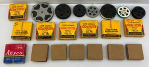 lot 103 image: Misc. Vintage Film Reels (MOST ARE 16MM)