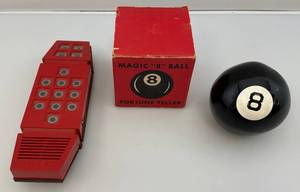 lot 107 image: Vintage Magic 8 Ball & 1978 Merlin