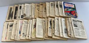 lot 124 image: Large Group Of Misc. Popular Mechanics Magazines From 1930s & More (NO COVERS)