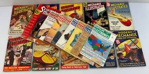 lot 125 image: Large Group Of  Misc. Science Magazines From 1930s-60s & More