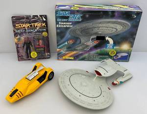 lot 156 image: Misc. Star Trek Items (1 Open Box) & More