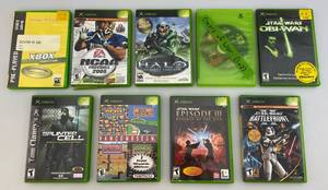 lot 171 image: Misc. Vintage X-Box Games