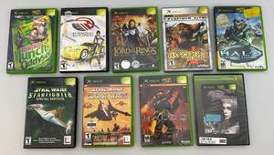 lot 172 image: Misc. Vintage X-Box Games
