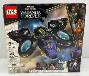 lot 206 image: LEGO 76211 Marvel Black Panther Wakanda Forever (NIB) Box Beat Up