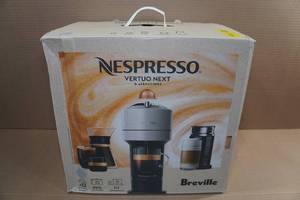 lot 2 image: Nespresso Vertuo Next & Aeroccino3 Coffee Maker