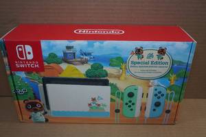 lot 9 image: Nintendo Switch Game System Animal Crossing Special Edition