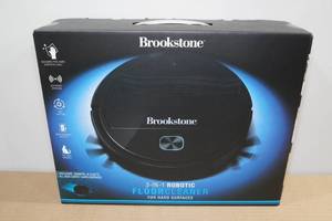 lot 29 image: Brookstone 3-In-1 Robotic Floor Cleaner for Hard Surfaces