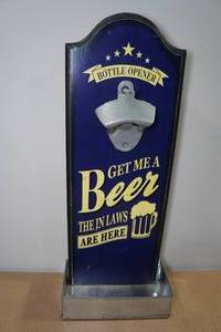 lot 33 image: Bottle Opener Wall Hanger