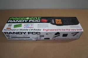 lot 50 image: President Randy FCC Handheld or Mobile CB Radio