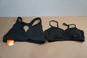 lot 100 image: 2 Handful Sports Bras -Large & Medium