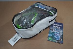 lot 109 image: Cressi Duke Dry Full Face Adult Snorkle Mask -ML
