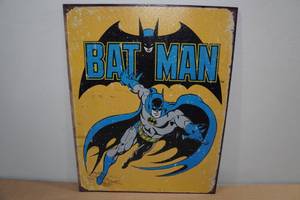 lot 161 image: DC Batman Metal Sign