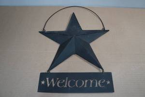 lot 164 image: Metal Welcome Sign