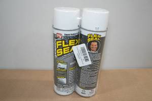 lot 170 image: 2 Flex Seal Liquid Rubber Spray -White