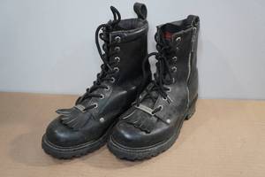lot 198 image: Harley Davidson Leather Boots -Size 7.5