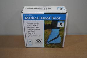 lot 224 image: Woof Wear Reusable Medical Hoof Boot -Size 3